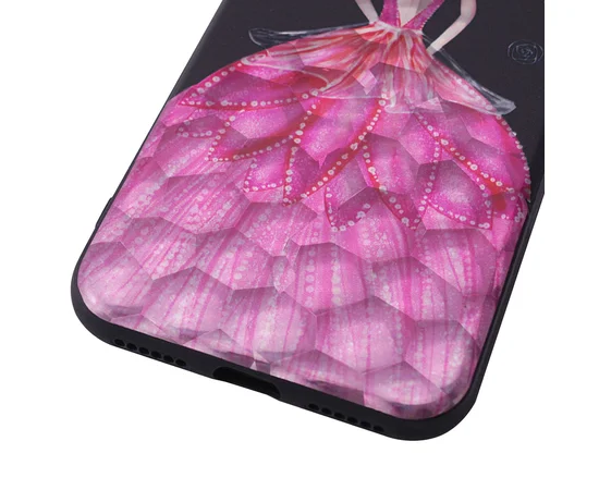 TPU чехол YCT Brilliant для Apple iPhone X/XS Красное платье