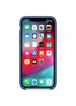 Чехол Silicone case (AAA) для Apple iPhone X/XS Синий / Delft Blue