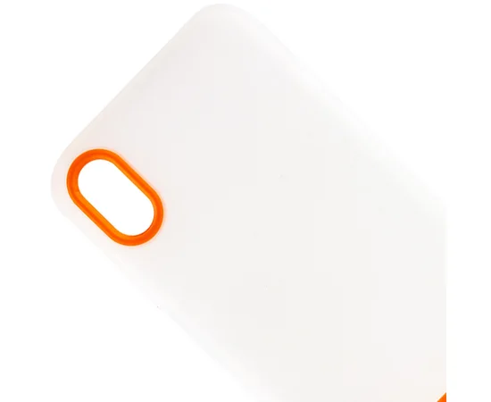 Чехол TPU+PC Bichromatic для Apple iPhone X / XS (5.8") Matte / Orange