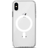 Чехол TPU Clear Case with MagSafe для Apple iPhone X / XS (5.8") Clear