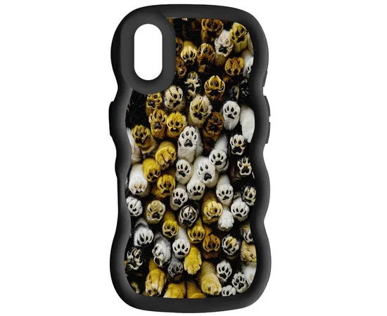 Чохол TPU Cloudy Pictures для Apple iPhone X/XS (5.8") Paws