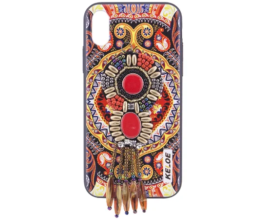 TPU+PC чехол "Keloe" National Style для Apple iPhone X/XS Узор 004