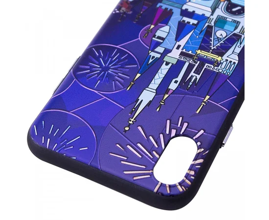 TPU+PC чехол YCT тиснение для Apple iPhone X/XS Сказочный город