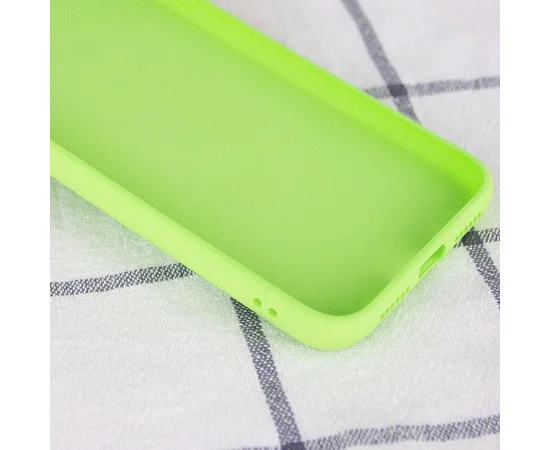 TPU+Glass чехол GLOSSY Logo (opp) для Apple iPhone X / XS (5.8") Салатовый