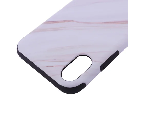 TPU чехол Rock Origin Series (Textured marble) для Apple iPhone X/XS Белый / White marble