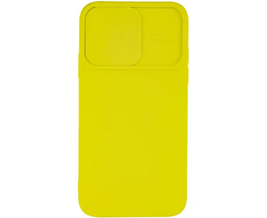 Чехол Camshield Square TPU со шторкой для камеры для Apple iPhone X / XS (5.8") Желтый