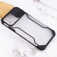 Чехол Camshield matte Ease TPU со шторкой для Apple iPhone X / XS (5.8") Черный