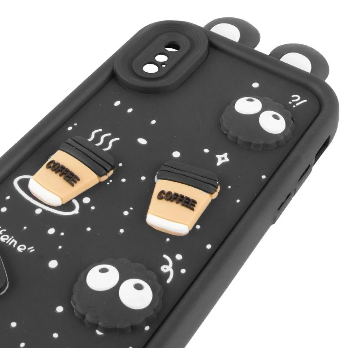 Чехол TPU Toys Case with Ears для Apple iPhone X / XS (5.8") Black