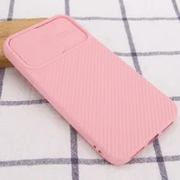 Чохол Camshield Square TPU зі шторкою для камери для Apple iPhone X / XS (5.8 ") Rose Gold