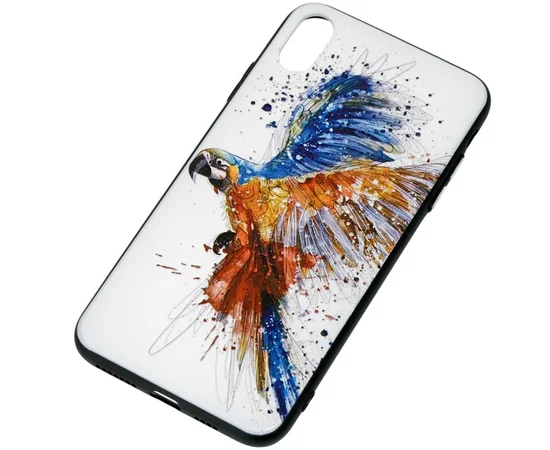 TPU чехол Aquarelle для Apple iPhone X/XS Попугай