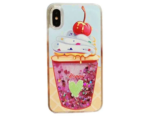TPU+PC чехол Falabella case для Apple iPhone X/XS ice cream cherry