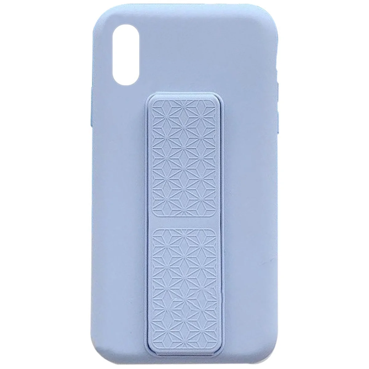 Чехол Silicone Case Hand Holder для Apple iPhone X / XS (5.8") Сиреневый / Dasheen