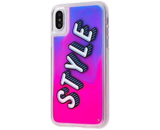 TPU+PC чехол Lovely Stream Neon sand для Apple iPhone X / XS (5.8") Style