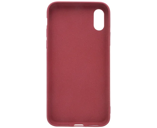 TPU Sandstone Matte case для Apple iPhone X (5.8") Красный
