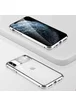 Чехол Camshield 360 Metall+Glass со шторкой для камеры для Apple iPhone X / XS (5.8") Серебряный