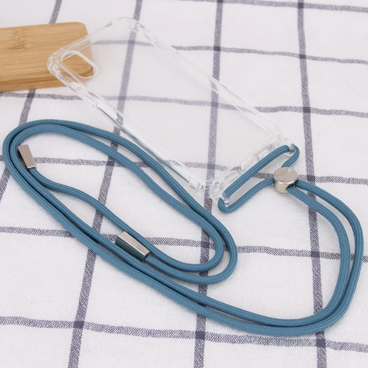 Чехол TPU Crossbody Transparent для Apple iPhone X / XS (5.8") Зеленый / Pine green