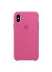 Чехол Silicone case (A) для Apple iPhone X/XS Красный / Dragon Fruit