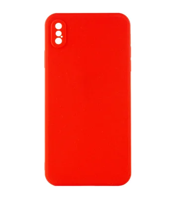 Силіконовий чохол Candy Full Camera для Apple iPhone X / XS (5.8 ") Червоний / Red