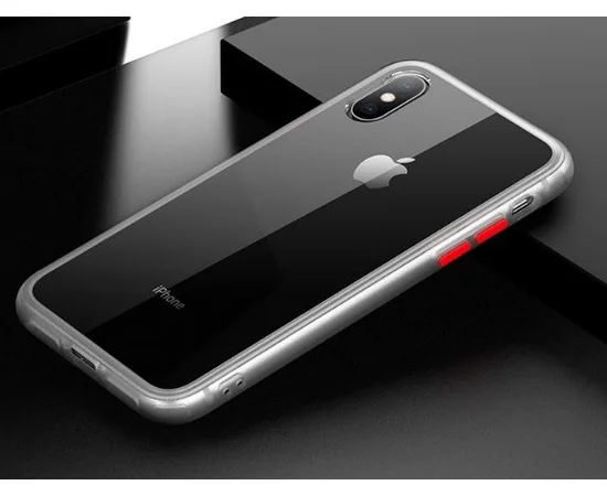 TPU чехол LikGus Maxshield для Apple iPhone X / XS (5.8") Прозрачный