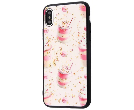 TPU чехол Confetti Fashion для Apple iPhone X / XS (5.8") Мороженое