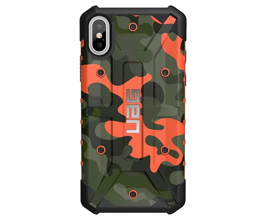 Ударопрочный чехол UAG Pathfinder камуфляж для Apple iPhone XS (5.8") Оранжевый