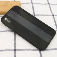 Чохол TPU Glossy Line Full Camera для Apple iPhone X / XS (5.8 ") Чорний