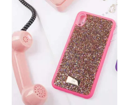 TPU чехол Bling World Brilliant Case для Apple iPhone X / XS (5.8") Розовый