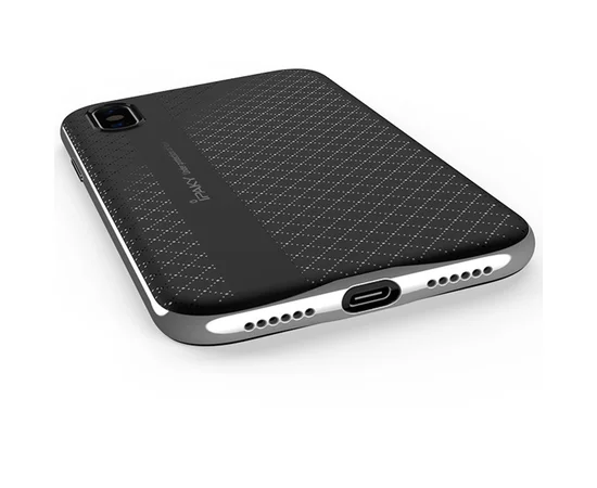 Чехол iPaky TPU+PC для Apple iPhone X/XS Черный / Серебряный