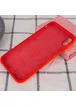 Чохол Silicone case (A) (з закритим низом) для Apple iPhone X / XS Червоний / Red