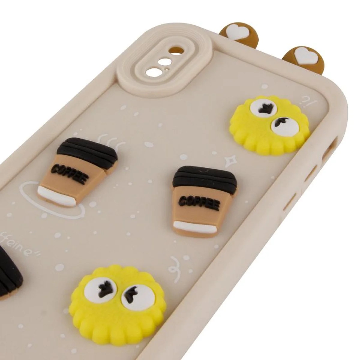 Чохол TPU Toys Case with Ears для Apple iPhone X / XS (5.8") Sand