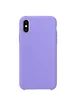Силиконовый чехол Soft cover для Apple iPhone X / XS (5.8") Сиреневый / Dasheen