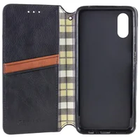 Кожаный чехол-книжка GETMAN Cubic (PU) для Apple iPhone X / XS (5.8") Черный
