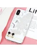 TPU+Glass чехол TYBOMB Dimond Brand для Apple iPhone X / XS (5.8") Белый/Микки Маус