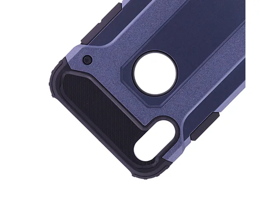 Бронированный противоударный TPU+PC чехол Immortal для Apple iPhone X/XS Металл / Gun Metal