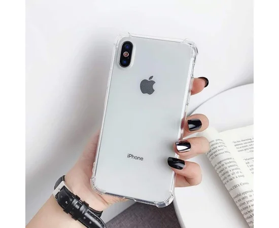 TPU чехол Epic Ease с усиленными углами для Apple iPhone X (5.8") Прозрачный / Transparent