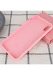 Чохол Silicone case (A) (з закритим низом) для Apple iPhone X / XS Рожевий / Pink