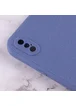 Силиконовый чехол Candy Full Camera для Apple iPhone X / XS (5.8") Голубой / Mist blue
