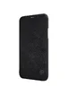 Кожаный чехол (книжка) Nillkin Qin Series для Apple iPhone X/XS Черный