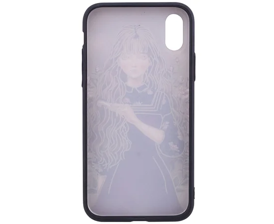 TPU+PC чехол YCT картина для Apple iPhone X/XS Девочка с расческой