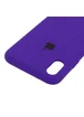 Чехол Silicone case (AAA) для Apple iPhone X (5.8") Фиолетовый / Ultra Violet