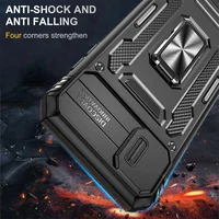Ударопрочный чехол Camshield Army Ring для Apple iPhone X / XS (5.8") Черный / Black