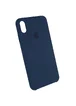 Чехол Silicone case (AAA) для Apple iPhone X/XS Синий / Cosmos Blue