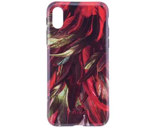 TPU чехол Kutis Print "I want personality" для Apple iPhone X/XS Красный / Зеленый / Фиолетовый