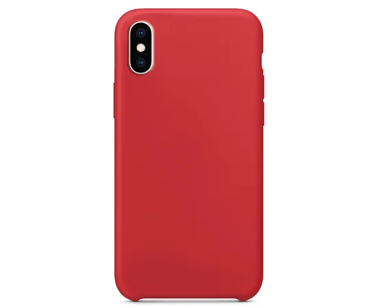 Силиконовый чехол Soft cover для Apple iPhone X / XS (5.8") Красный / Red