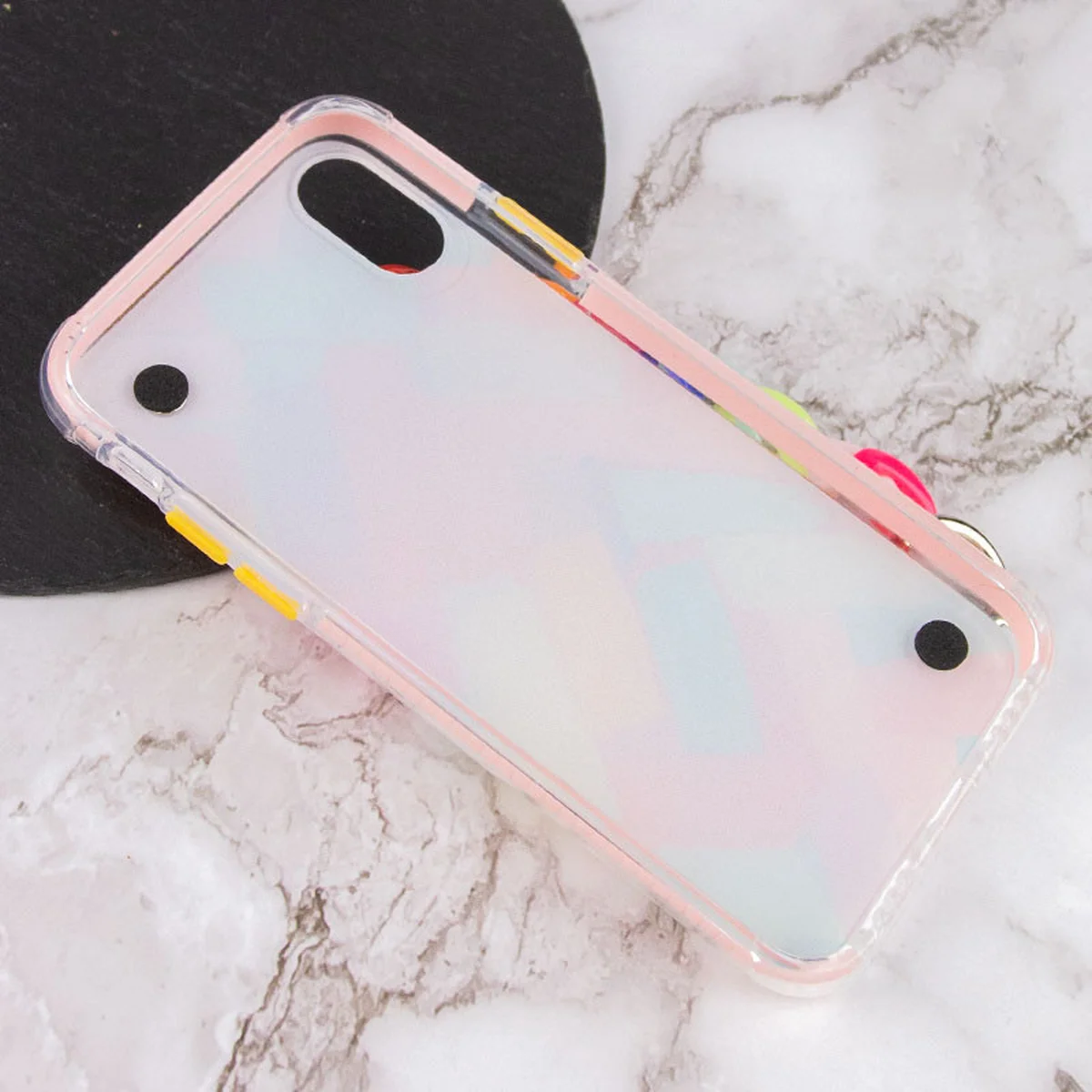 TPU+PC чехол Colorspot с ремешком-цепью для Apple iPhone X / XS (5.8") Lines