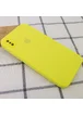 Чехол Silicone Case Square Full Camera Protective (AA) для Apple iPhone XS (5.8") Желтый / Bright Yellow