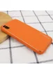 Шкіряний чохол Xshield для Apple iPhone X / XS (5.8 ") Помаранчевий / Apricot