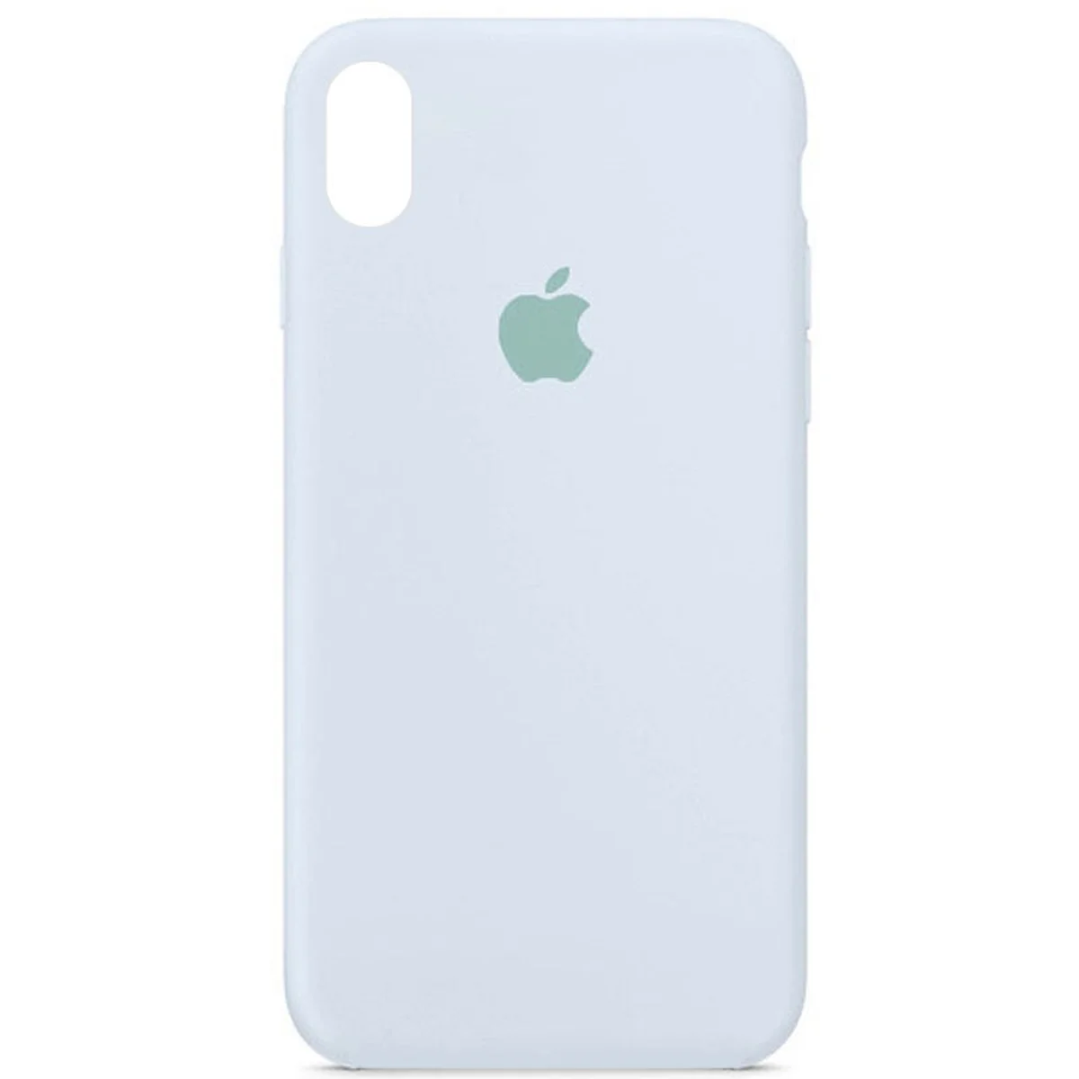 Чехол Silicone Case Full Protective (AA) для Apple iPhone X/XS Голубой / Cloud Blue