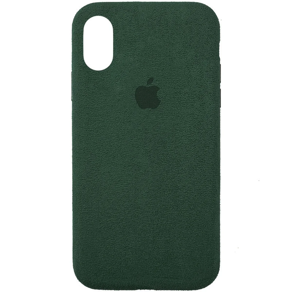 Чохол ALCANTARA Case Full для Apple iPhone X / XS (5.8 ") Зелений