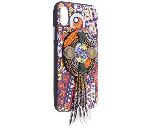 TPU+PC чехол "Keloe" National Style для Apple iPhone X/XS Узор 005